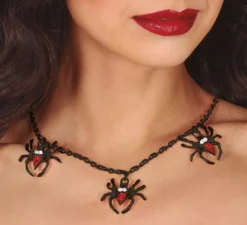 Collana di ragni neri
