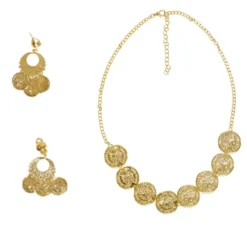 Collana e orecchini con monete da Zingara
