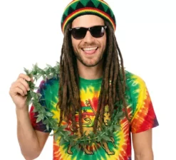 Collana Foglia di Marijuana per adulti 55 cm