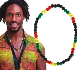 Collana giamaicana multicolore