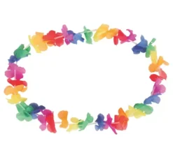 Collana hawaiana multicolore
