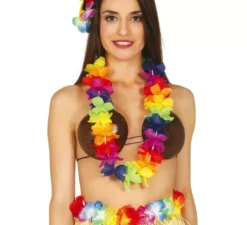 Collana hawaiana multicolore