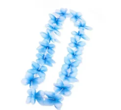 Collana Hawaii blu tenue da 55 cm