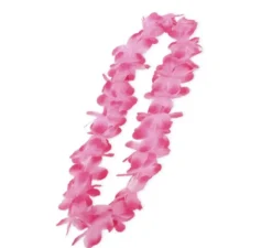 Collana Hawaii rosa e fucsia da 50 cm