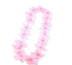 Collana Hawaii rosa tenue da 55 cm