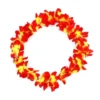 Collana media Hawaii rossa e gialla 46 cm