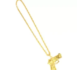 Collana mini arma dorata