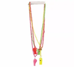 Collana Neon con fischietto assortito