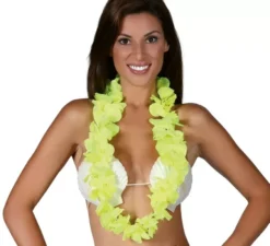 Collana neon hawaiana in colori assortiti