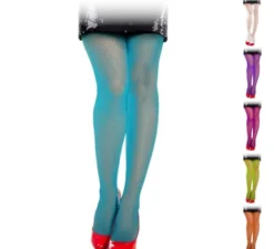 Collant a Rete Fine Fluo per Adulti in diversi colori