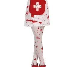 Collant bianchi con sangue di bambino