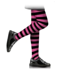 Collant da bambino a righe nere in vari colori