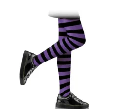 Collant da bambino a righe nere in vari colori