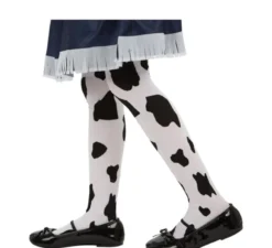 Collant da cowgirl con stampa mucca per bambini