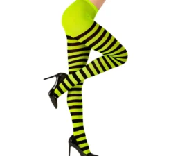 Collant verde con strisce nere, 70 denari per donna