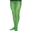 Collant verde liscio