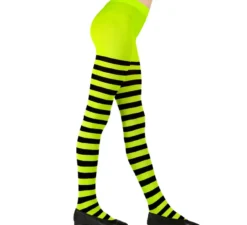 Collant verdi con strisce nere, 70 denari per bambina