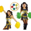 Colori assortiti in cartone 2 pom-pom
