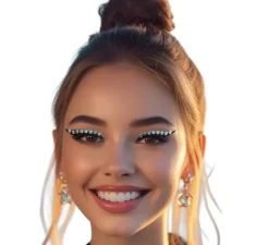 Confezione da 6 adesivi per eyeliner con strass