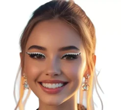 Confezione da 6 adesivi per eyeliner con strass