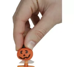 Confezione da 4 bambole saltatrici di Halloween 4,5 cm
