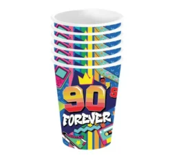 Confezione da 6 bicchieri anni '90 da 240 ml