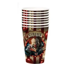 Confezione da 6 Bicchieri Clown da 355 ml (11 cm)
