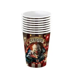 Confezione da 6 Bicchieri Clown da 240 ml (9 cm)