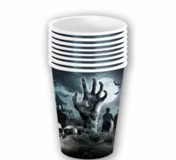 Confezione da 6 bicchieri da cimitero da 240 ml (9 cm).