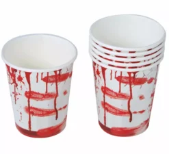 Confezione da 6 bicchieri di sangue da 355 ml (11 cm)