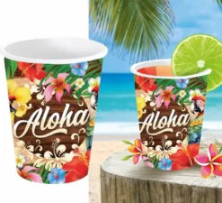 Confezione da 6 Bicchieri Estivi da 240 ml e 9 cm