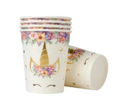 Confezione da 8 Bicchieri Unicorno da 266 ml