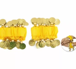 Confezione da 2 braccialetti con monete in vari colori