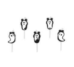 Confezione da 5 Candele Fantasma da 2,5x4 cm