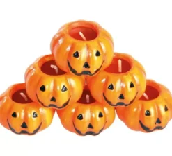 Confezione da 6 candele in ceramica