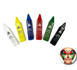 Confezione da 6 cere viso piatte Fx