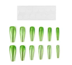 Confezione da 13 Chiodi Autoadesivi Effetto Metallo Verde