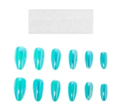 Confezione da 13 chiodi autoadesivi Holo color turchese