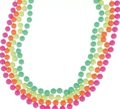 Confezione da 4 collane neon