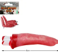 Confezione da 5 dita insanguinate 8 cm