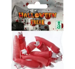 Confezione da 5 dita insanguinate 8 cm