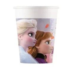 Confezione da 8 Frozen 2 Bicchieri di Cartone da 200 ml