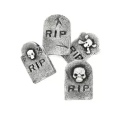 Confezione da 4 lapidi RIP