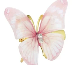 Confezione da 6 mollette a forma di farfalla, 5 cm, in colori assortiti