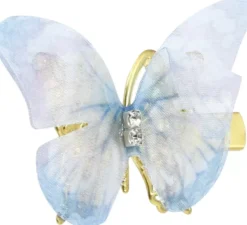 Confezione da 6 mollette a forma di farfalla, 5 cm, in colori assortiti