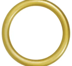 Confezione da 3 orecchini a cerchio in oro con riccio blu da 17,5 cm