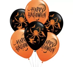 Confezione da 6 palloncini assortiti di Halloween