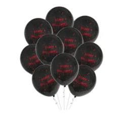 Confezione da 10 Palloncini Happy Halloween da 30cm