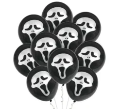 Confezione da 10 Palloncini Scream Ghost da 30 cm