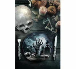 Confezione da 6 piatti da cimitero da 23 cm